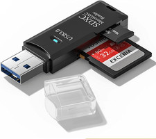 USB3.0 SD Card Reader for PC Micro SD Card to USB Adapter for Camera Memory C picture