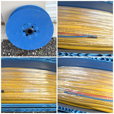 AFL Single Mode Fiber Optic Cable LC LC 203M 666FT Yellow 2-Fiber Unopened picture