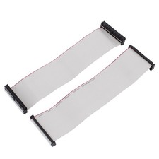 2 Pack 2.54mm 40-Pin Female to Female IDE Extension Flat Ribbon Cable 20cm Long picture
