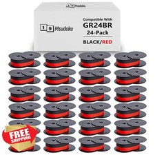 Msudoku 24 Pack GR24 Calculator Ribbon Red/Black picture