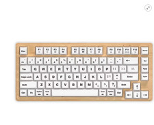 iJoy Wireless Keyboard Wooden Design picture