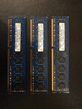 Lot of 3 SK Hynix 4GB DDR3 RAM PC3-10600U 1333MHz UDIMM HMT351U6CFR8C - 12GB  picture
