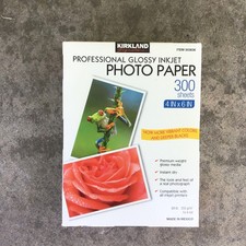 Kirkland Signature 4 x 6 Professional 69 Lb Glossy Inkjet Photo Paper 300 503636 picture