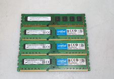 Lot 4x 8GB (32GB) Micron MT16KTF1G64AZ-1G6E1 PC3L-12800U DDR3 UDIMM Memory picture