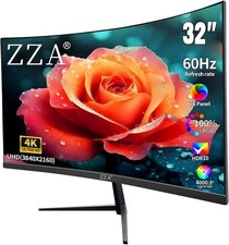 32 Inch 4K 1500R Computer Monitor UHD (3840 x 2160) 60Hz Ultra-Clear Screen picture