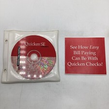 1996 Intuit Quicken SE Version 6 Organizing You Finances CD-ROM + Instructions picture