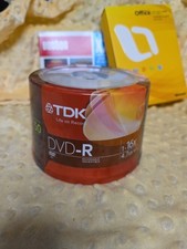 New Sealed TDK DVD-R 50 Pack 1-16x 4.7GB Recordable Discs Spindle Pack picture