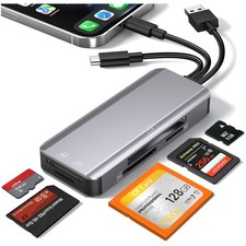 Portable 5-in-1 Card Reader USB Adapter - Ultimate Convenience for Data Transfer picture