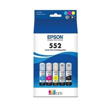 Genuine Epson T552 High Yield Ink Cartridge 5-Pack CMY Photo Black Gray OEM picture