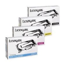 4 x Genuine Toner Lexmark C510 C510N / 20K0503 20K0501 20K0502 20K0500 FULL SET picture