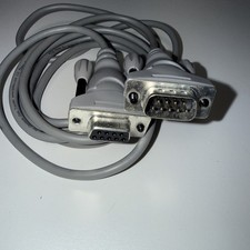 6Ft  9 Pin Extension Cable Serial Direct Male to Female RS232 DB9 M-F USED WORKS picture