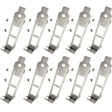 10Pcs Low Profile Short Bracket with Screws for Intel X540-T2 X550-T2 New picture