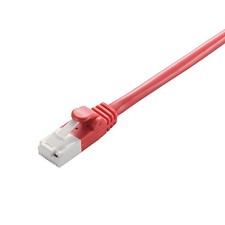 ELECOM RoHS Compliant LAN Cable CAT5E Anti-Snag Connector 5m Red Simple picture