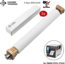 5x 79815M Transfer Platen Roller for Zebra ZT400 ZM400 ZT411 ZT410 P1058930-080 picture