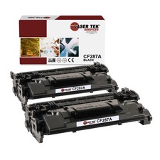 2Pk LTS 87A CF287A Black Compatible for HP LaserJet M506 M506n M506x Toner picture