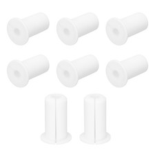 8Pcs Wall Grommets for Cable 3/4 Inch Cable with 7mm Hole Silicone White picture