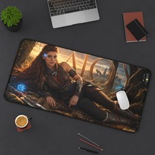 Aloy Mouse Pad, Horizon XXL Gaming Desk Mat, Fantasy Adventure Pad picture