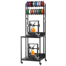 VEVOR 3D Printer Filament Storage Rack 4-Tier 3D Printer Stand with Storage picture