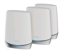 Used NETGEAR Orbi Whole Home Tri-band Mesh WiFi 6 System (RBK753) Router  picture