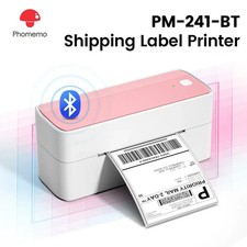 Phomemo 241BT Bluetooth Thermal Label Printer 4x6 Shipping iPhone Android picture