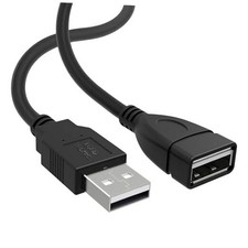 LORDTRONICS Male to Female Extension Cable USB A Male to USB A Female Data 3FT picture