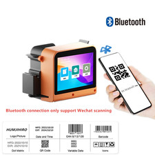 Mini portable handheld inkjet printer, logo encoder, bottle caps and boxes picture