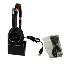 Jabra Evolve 75 HSC040W Blutooth Headset Bluetooth Wireless With Headset Stand  picture