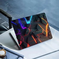 2 Pieces PVC Material Laptop Decal Cool Lines Scratch Resistant Self-adhesive picture