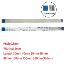 16Pin 0.5mm Pitch FFC FPC Flexible Flat Cable AWM VW-1 20624 80C 60V A B Type picture