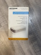 NETGEAR GS605 5-Port Gigabit Ethernet Unmanaged Switch GS605NA Factory Sealed picture