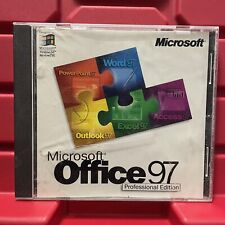 Microsoft Office 97 Professional Edition With CD Product Key Pre Owned Vintage picture