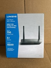 Linksys E2500 V4 WiFi 4 Dual-Band N600 Router E2500-4B - AD0168 - Good Condition picture