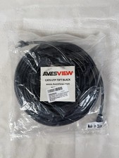 AvesView CAT6 75 ft Ethernet Cable, Black | Indoor High-Speed 10Gbps picture