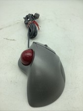 Logitech TrackMan Wheel Mouse T-BB18 Optical Trackball Mouse Dark Silver picture