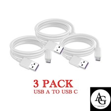 Pack of 3 Fast Charging USB-C to USB-A Phone Charger Data-Transfer 1M/3FT picture