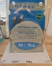 Dynex Cat6 Network Cable 50ft 15.2m  Brand New picture