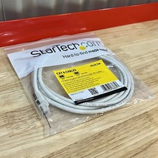 BRAND NEW StarTech 7ft. / 2.1m White Snagless Cat6 UTP Patch Cable ETL Verified picture