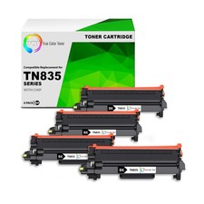 TCT Compatible Black Toner Cartridge Replacement for Brother TN835 – 4-Pack picture