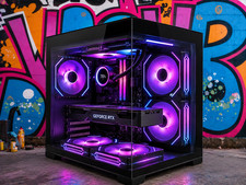 Custom ARGB Gaming PC Desktop R5 5500 32GB RAM 1TB SSD RTX 5060 Win11 Streaming picture