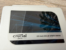 Single Crucial MX300 525 GB 2.5in SATA III SSD Solid State Drive 80-99% picture