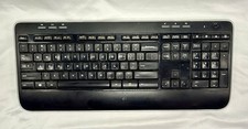Logitech K520 Wireless Keyboard Full Size Black No USB Receiver Untested picture