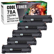5PK CE278A 78A Black Ink Toner Compatible with HP LaserJet M1536dnf MFP P1606dn picture