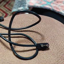 Black USB-A USB 2.0 to 2-Pin Magnetic Charging Cable Universal Compatibility picture