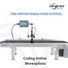 Inline Inkjet Coder 12.7mm Lot Number Printer for Carton Box Without Conveyor picture