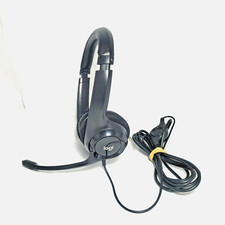 Logitech Logi H390 ClearChat Wired USB Headphones w/ Microphone Black A00086 picture
