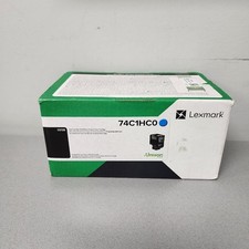 Lexmark 74C1HC0 Cyan High Yield Return Program Toner Cartridge picture