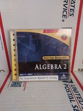 VINTAGE SUCCESS BUILDER ALGEBRA 2 THE LEARNING COMPANY CD-ROM PC 3.1 & MAC #62g picture