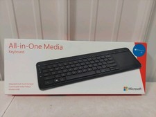 Microsoft Wireless Multimedia Keyboard All in One Media Model 1632 1496  picture