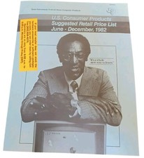 US Consumer Products Texas Instruments Suggested Retail Price List June 1982 picture