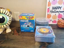 Sony Maxell Tdk Verbatim Vinyl Blank Recordable CD-R CD-RW Lot Of 52 NEW UNUSED picture